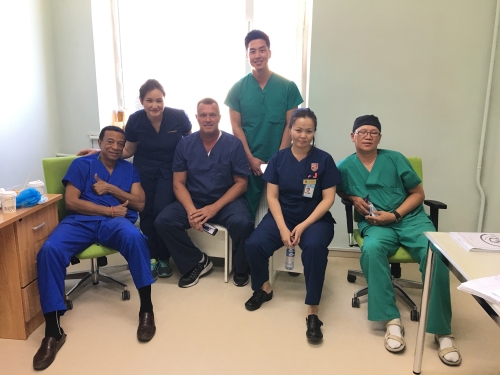 Heart team between cases.
Third Hospital, Ulanbaataar, Mongolia July 2017